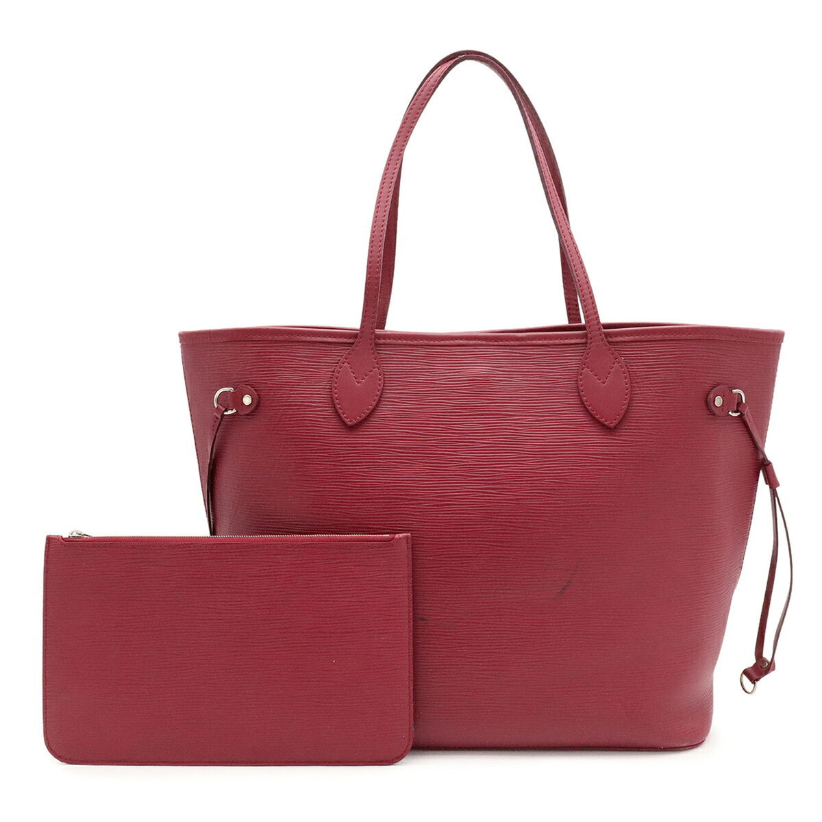 Louis Vuitton Fuchsia Fuchsia Pink Epi Leather Pouch Shoulder Bag Tote Bag (Pre-Owned)