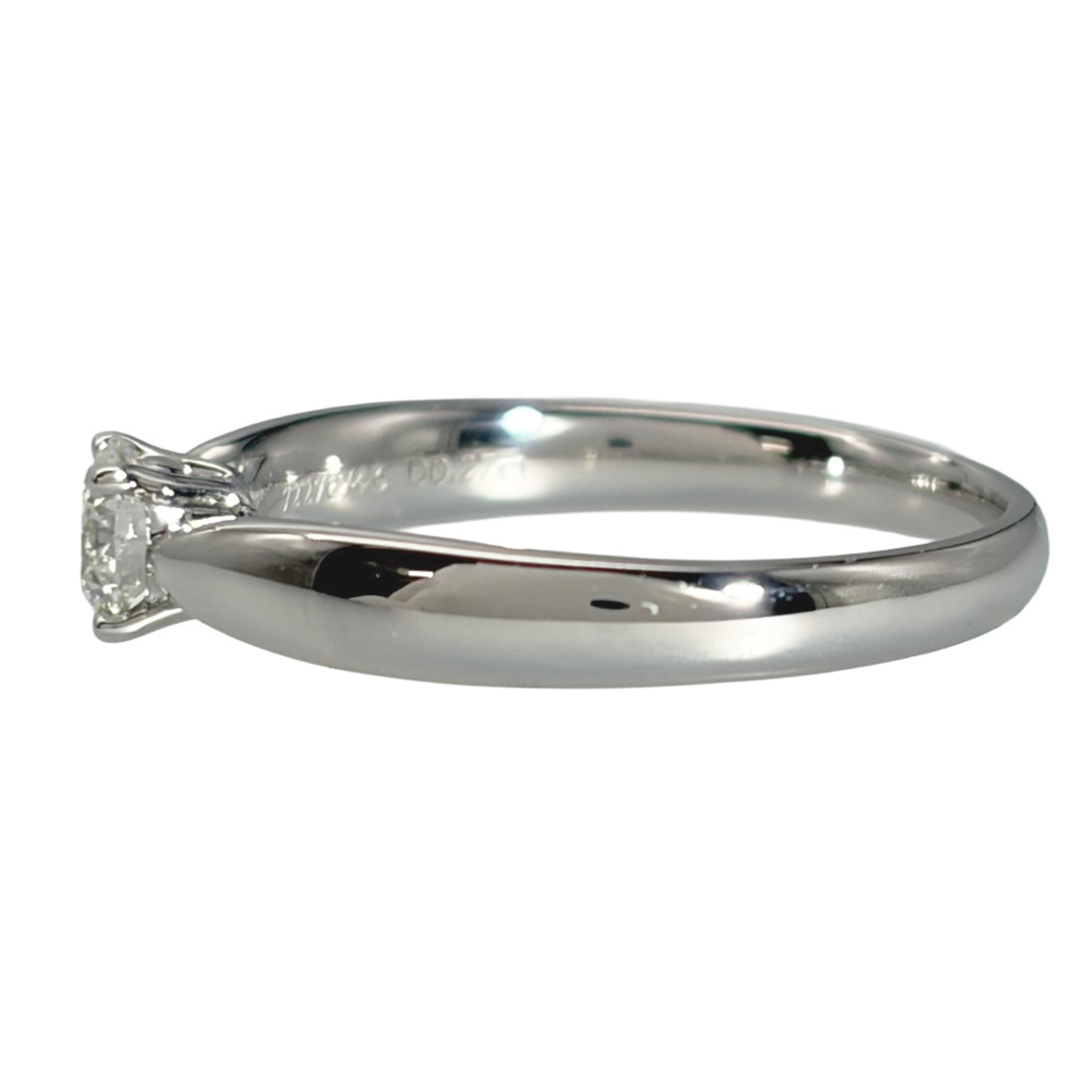 Tiffany Platinum Platinum 950 Band Ring (Pre-Owned)