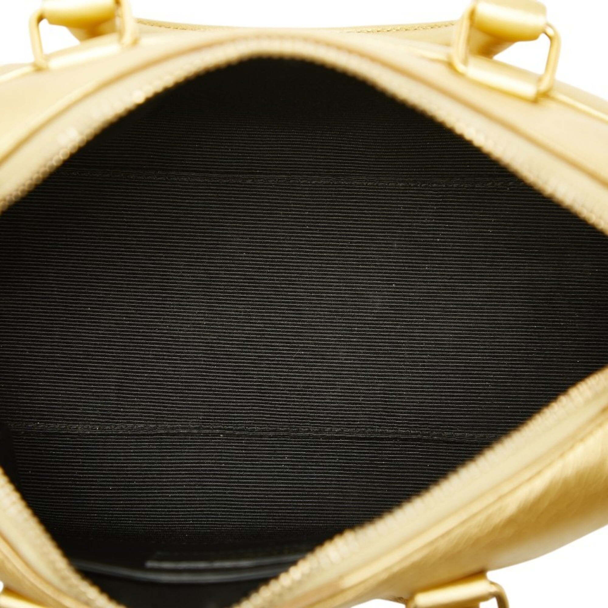 Saint Laurent Gold Leather Handbag Shoulder Bag (Pre-Owned)