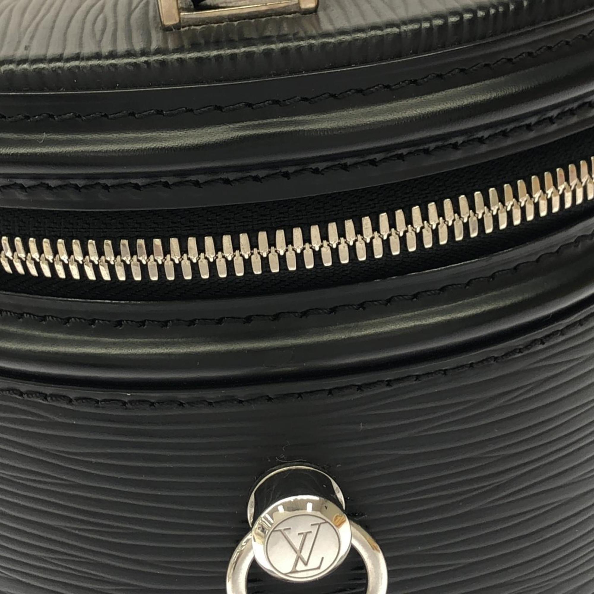 Louis Vuitton Black Leather Handbag (Pre-Owned)