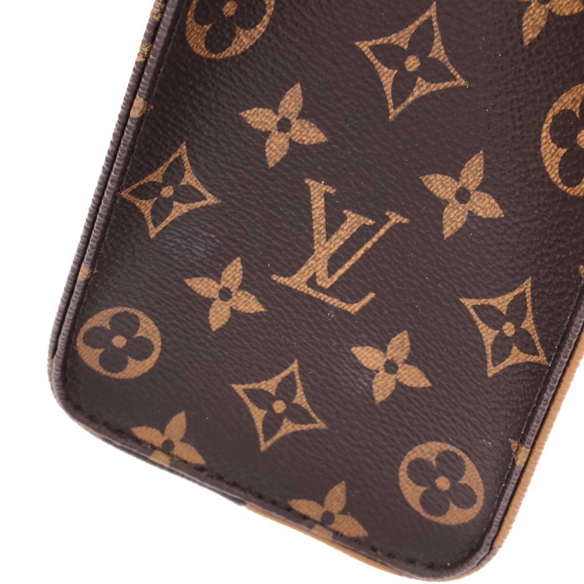 Louis Vuitton Brown Coated Canvas Handbag (Pre-Owned)