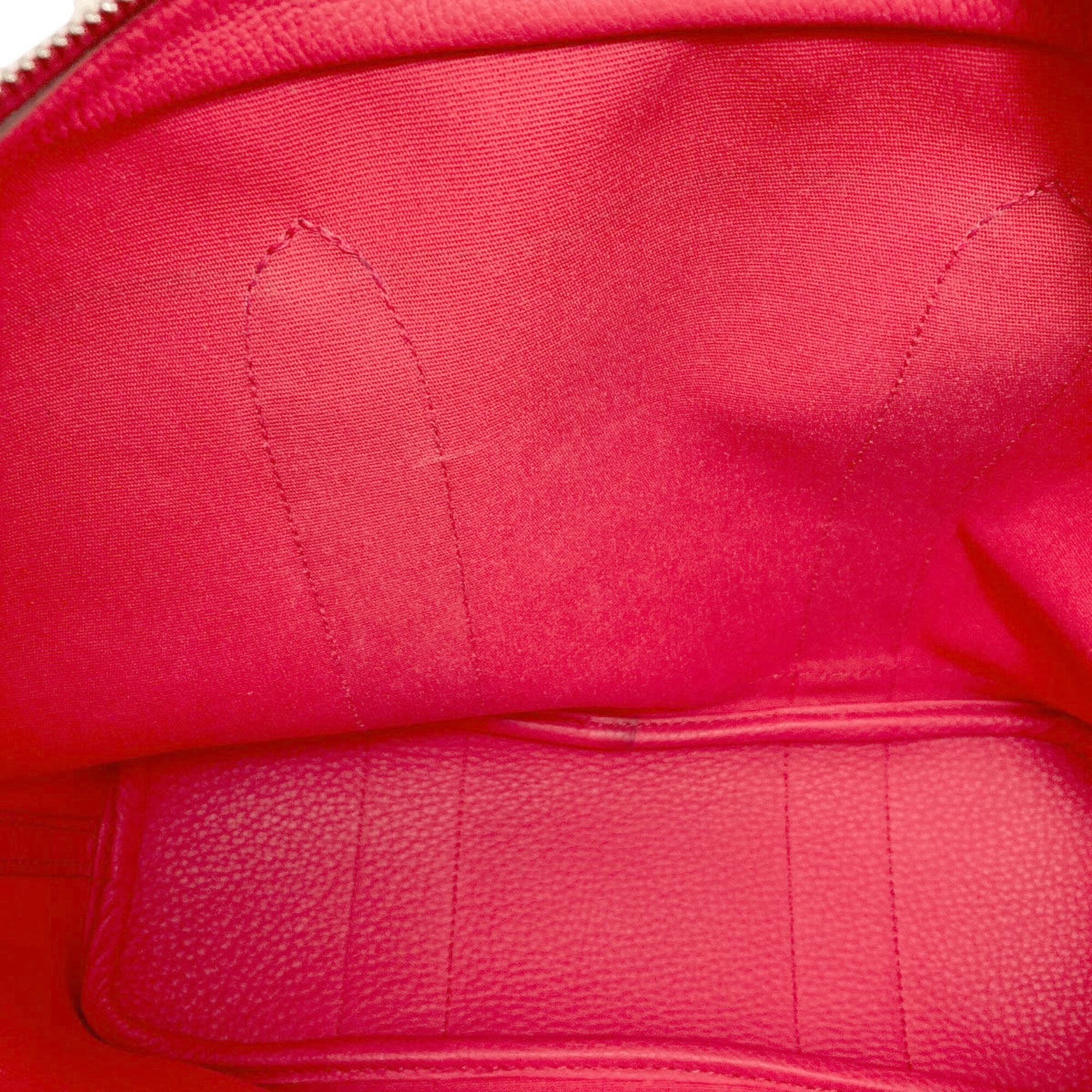Hermes Pink Toile Officier Tote Bag (Pre-Owned)