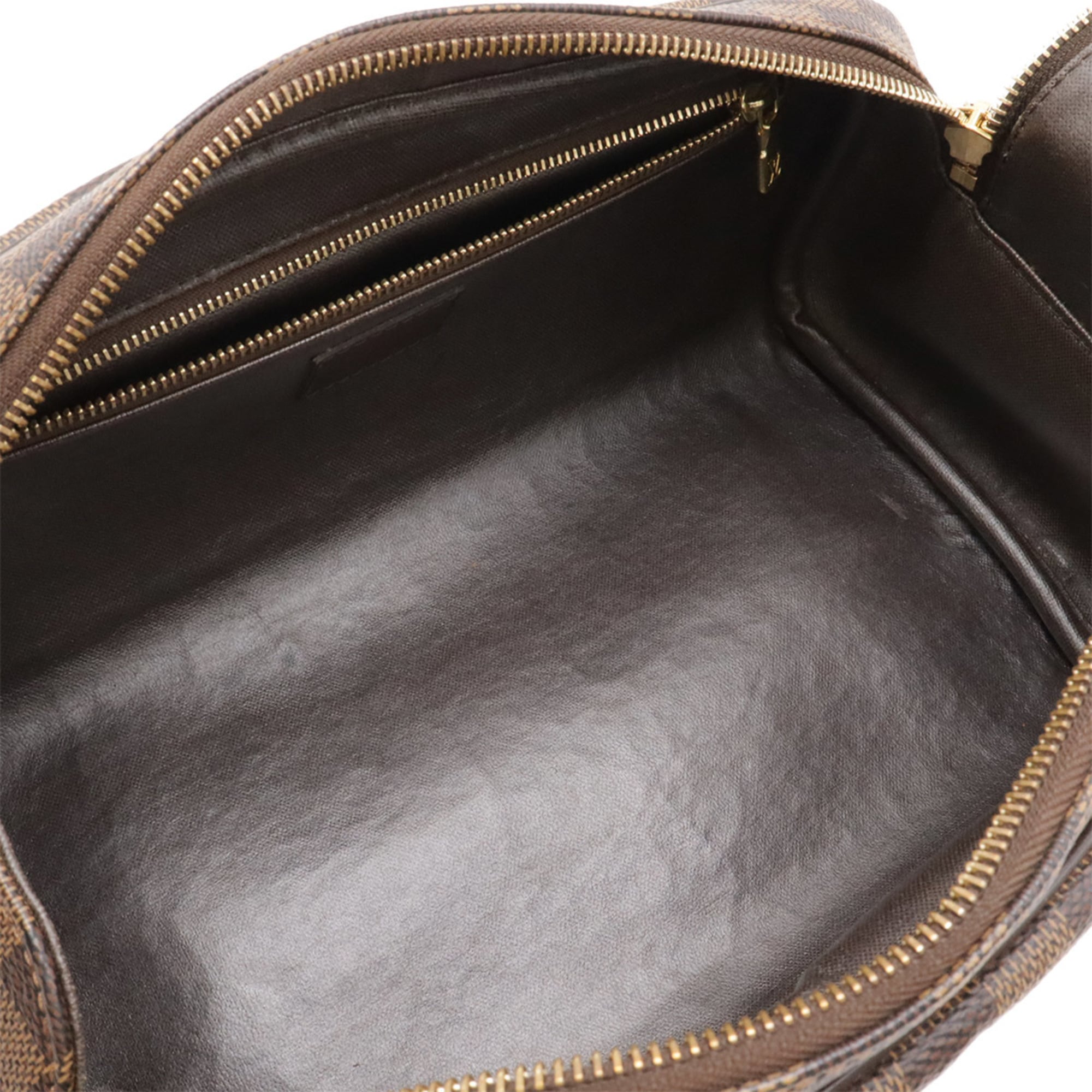 Louis Vuitton Brown Pvc Coated Canvas Pouch (Pre-Owned)