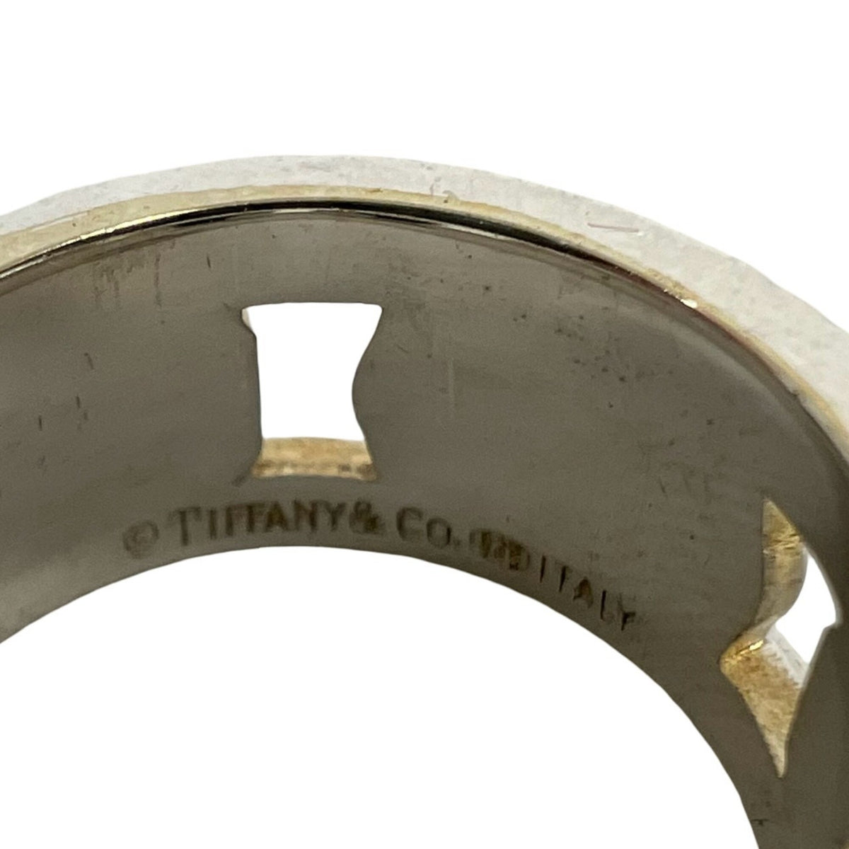 Tiffany Silver Silver 925 Band Ring (Pre-Owned)