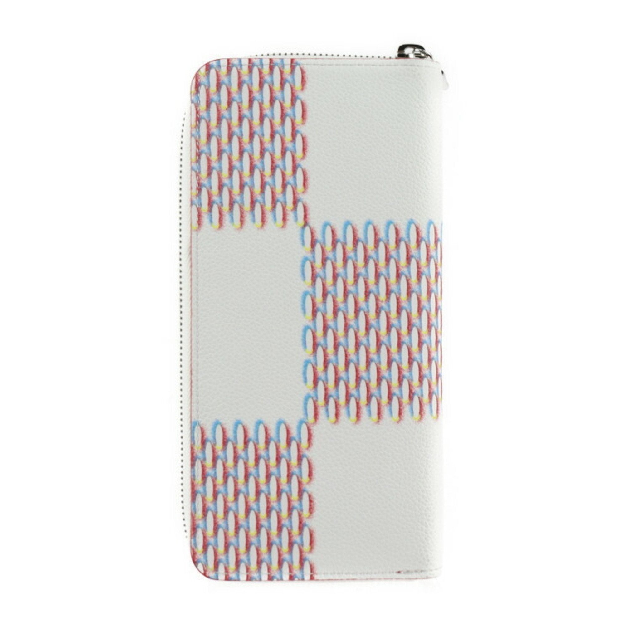 Louis Vuitton Blanc Multi-Color White Leather Wallet (Bi-Fold) (Pre-Owned)