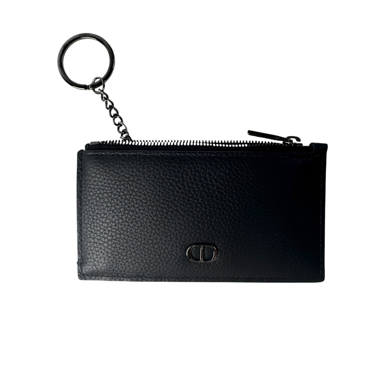 Christian Dior Black Leather Coin Purse/Coin Case (Pre-Owned)