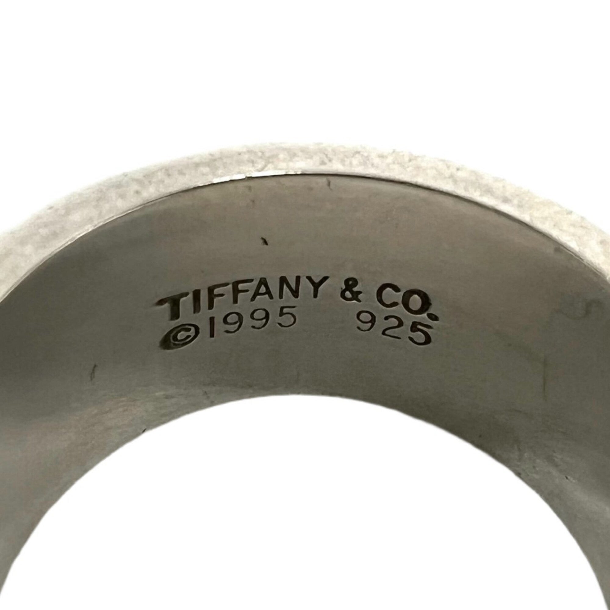 Tiffany Silver Silver 925 Band Ring (Pre-Owned)