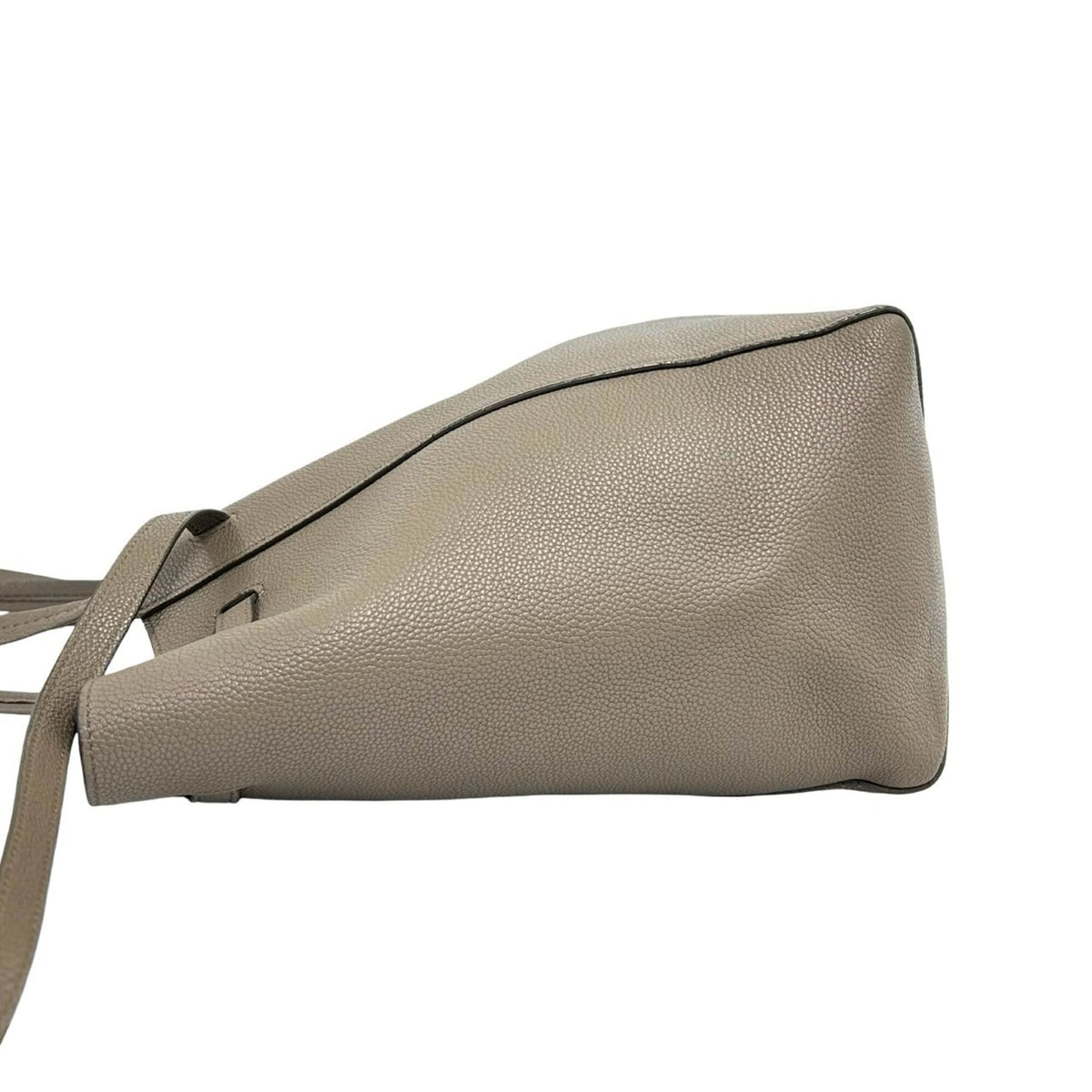 Celine Beige Leather Shoulder Bag Tote Bag (Pre-Owned)
