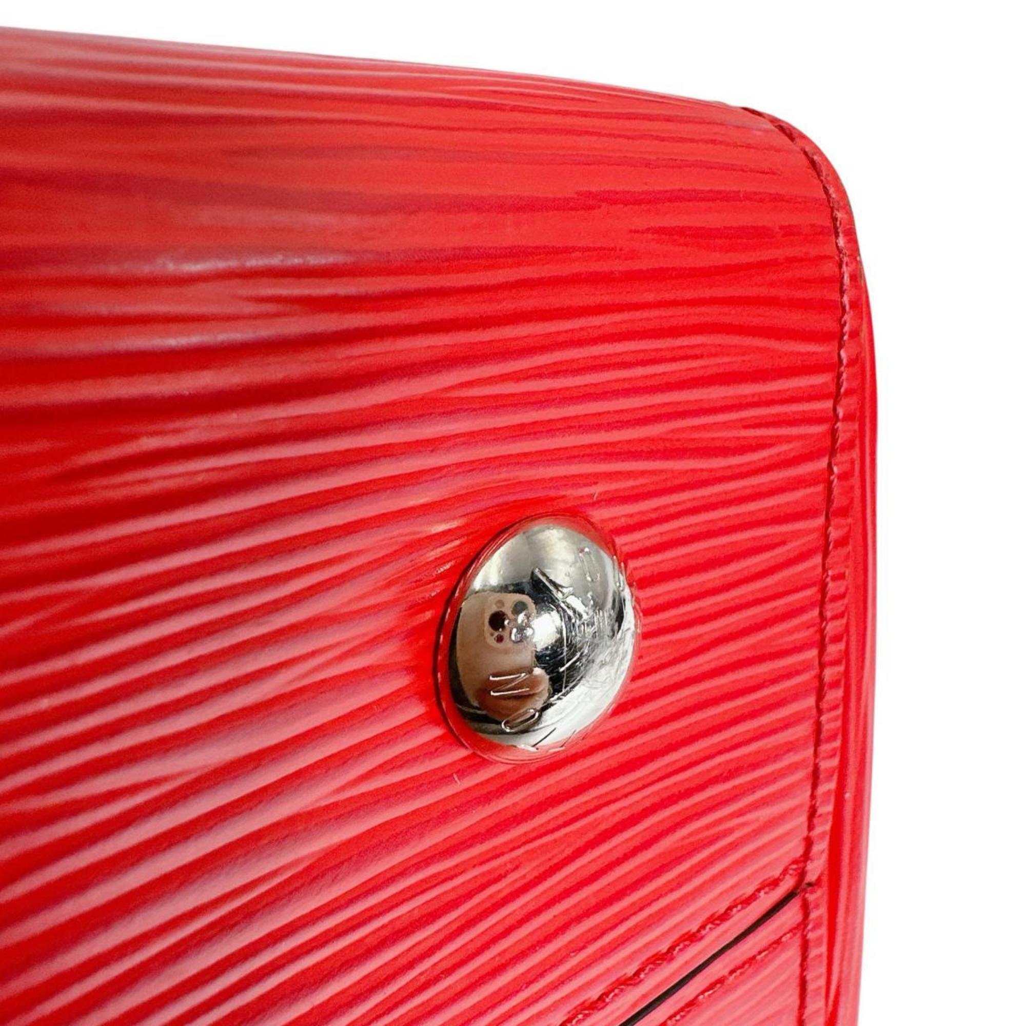 Louis Vuitton Red Color Epi Leather Handbag (Pre-Owned)