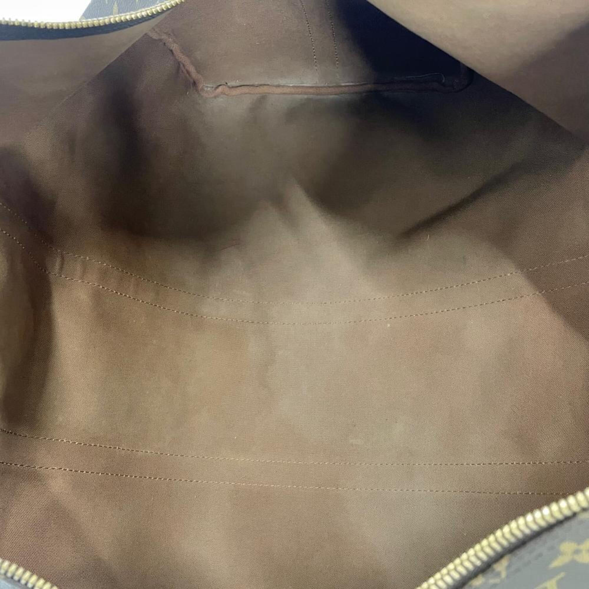 Louis Vuitton Brown Monogram Canvas Boston Bag (Pre-Owned)