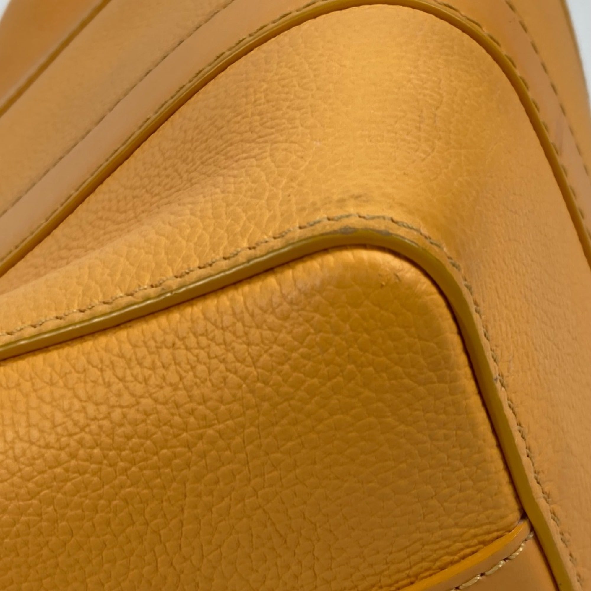 Louis Vuitton Yellow Leather Shoulder Bag (Pre-Owned)