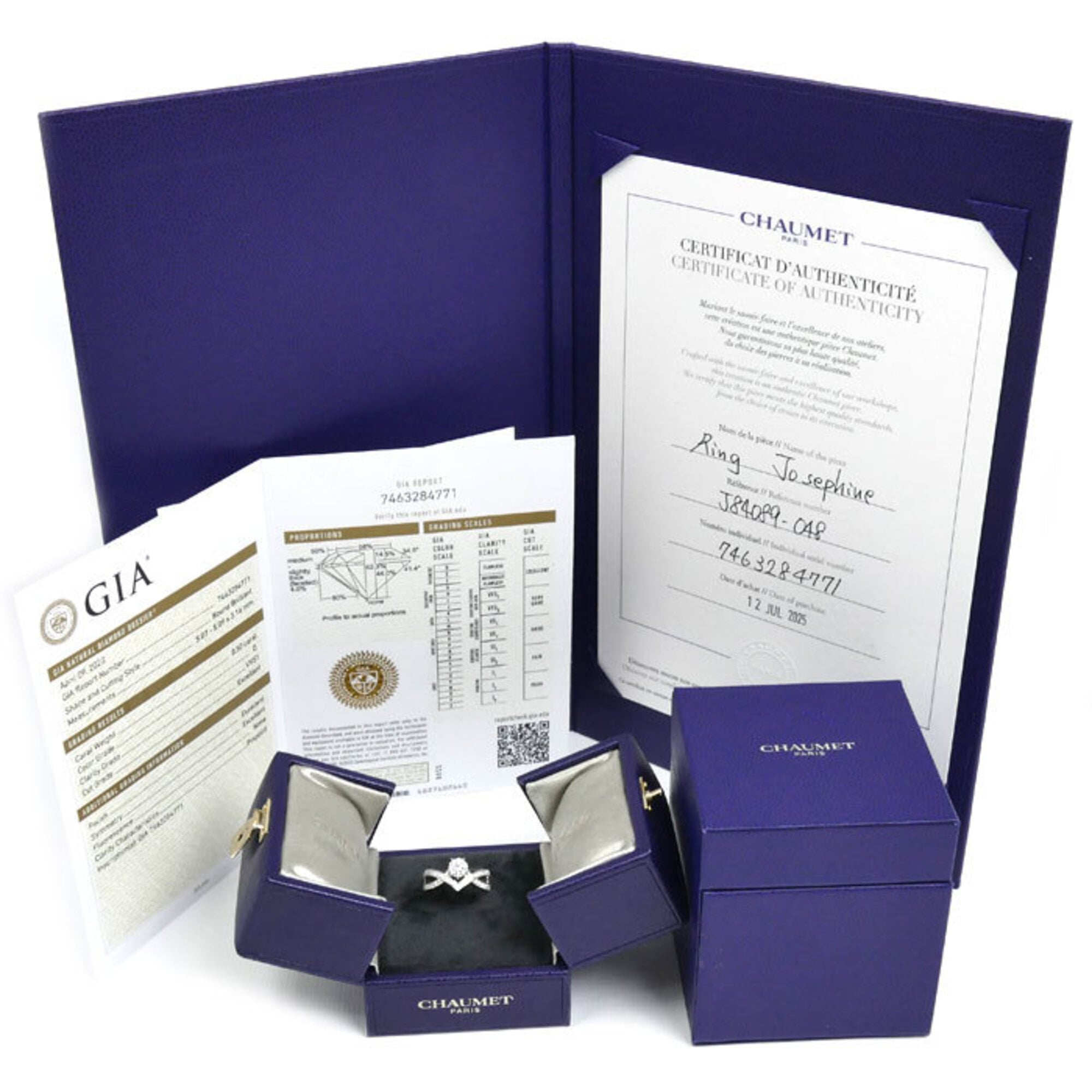 Chaumet Platinum 950 Band Ring (Pre-Owned)