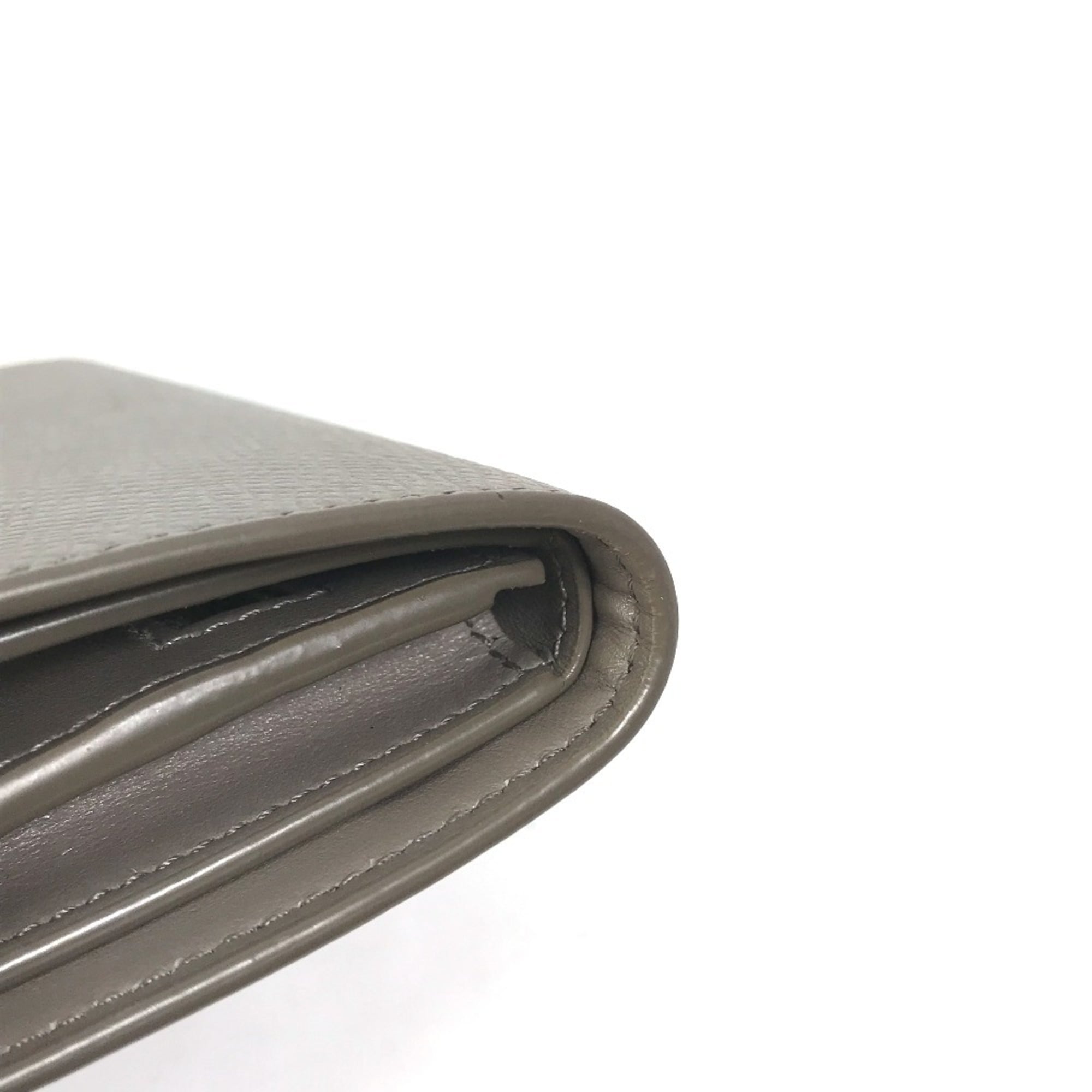 Celine Gray Light Blue Leather Coin Purse/Coin Case (Pre-Owned)