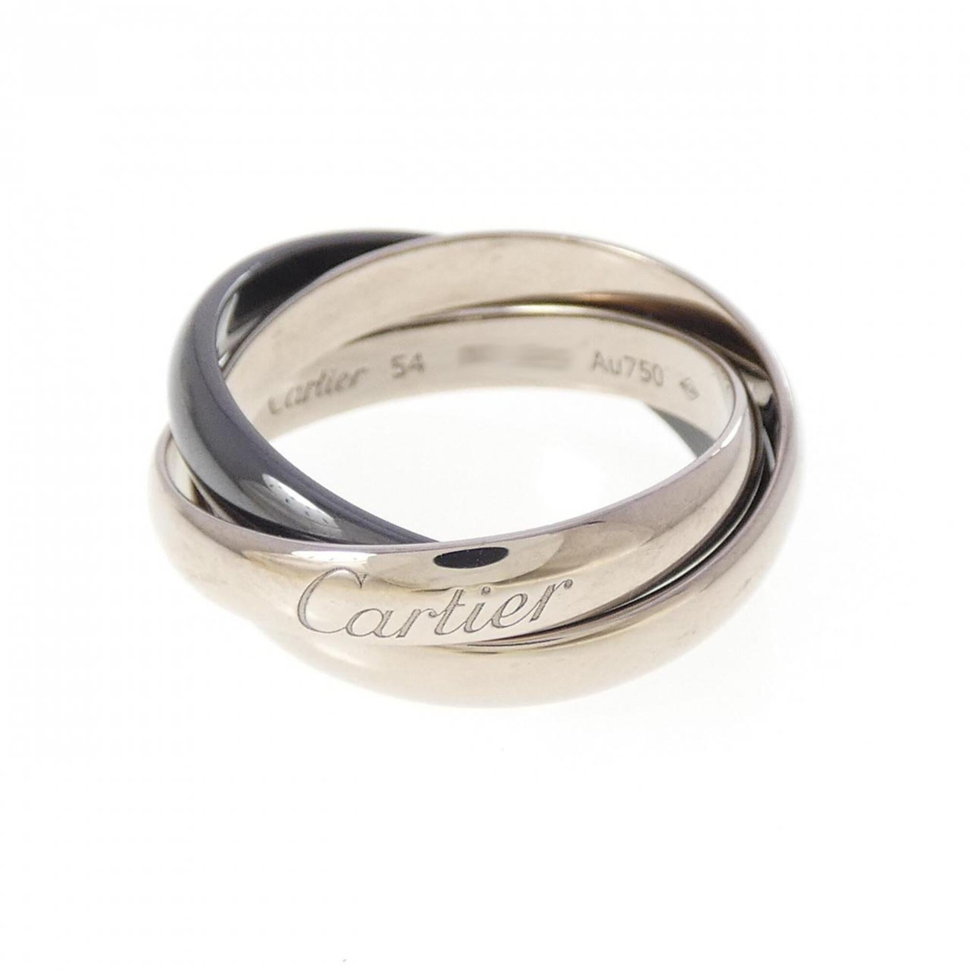 Cartier White Gold (18K) Ceramic Band Ring (Pre-Owned)