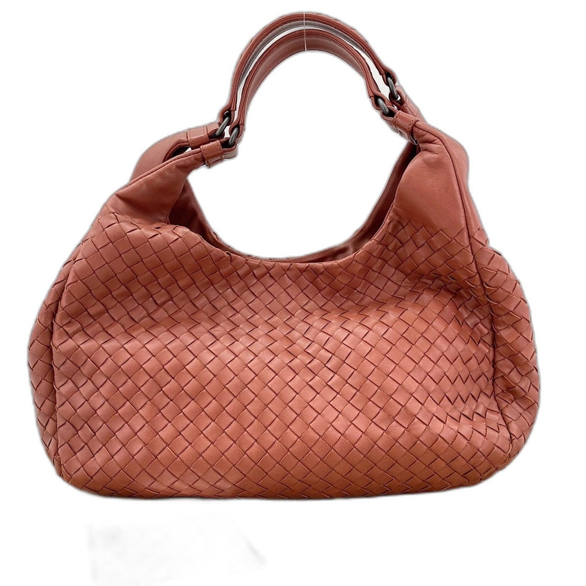 Bottega Veneta Intrecciato Pink Intrecciato Handbag (Pre-Owned)