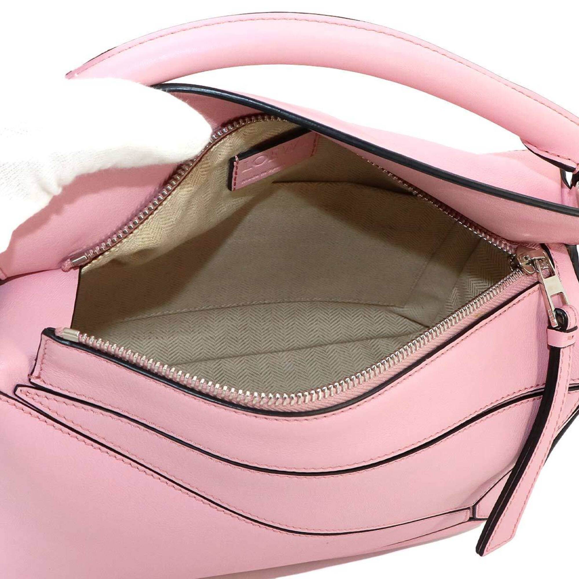 Loewe Pink Leather Handbag (Pre-Owned)