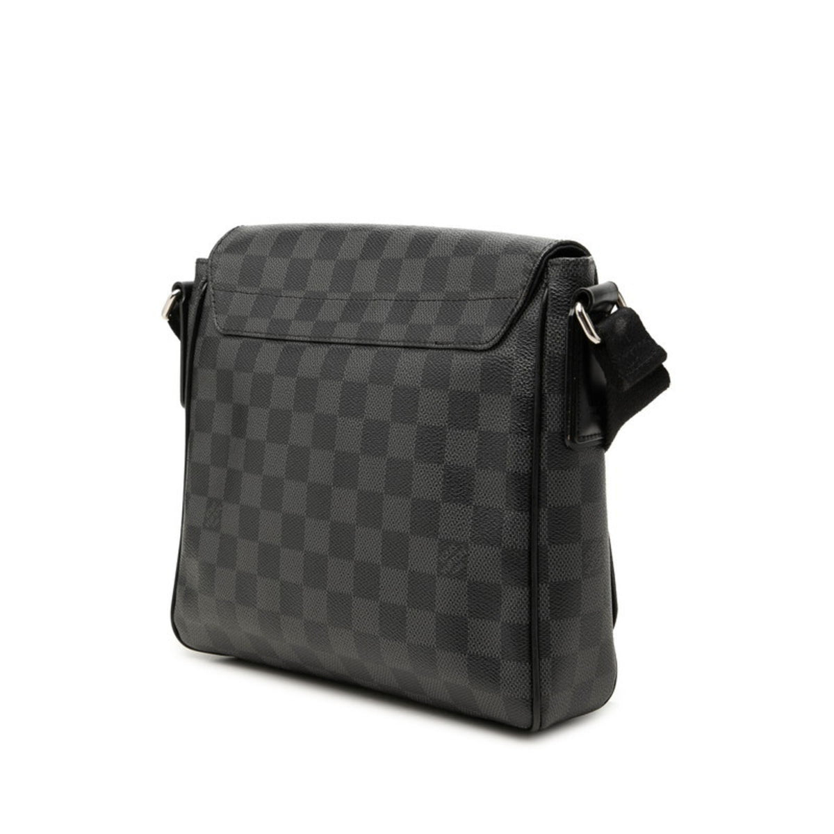 Louis Vuitton Damier Graphite Black Pvc Messenger Bag Shoulder Bag (Pre-Owned)