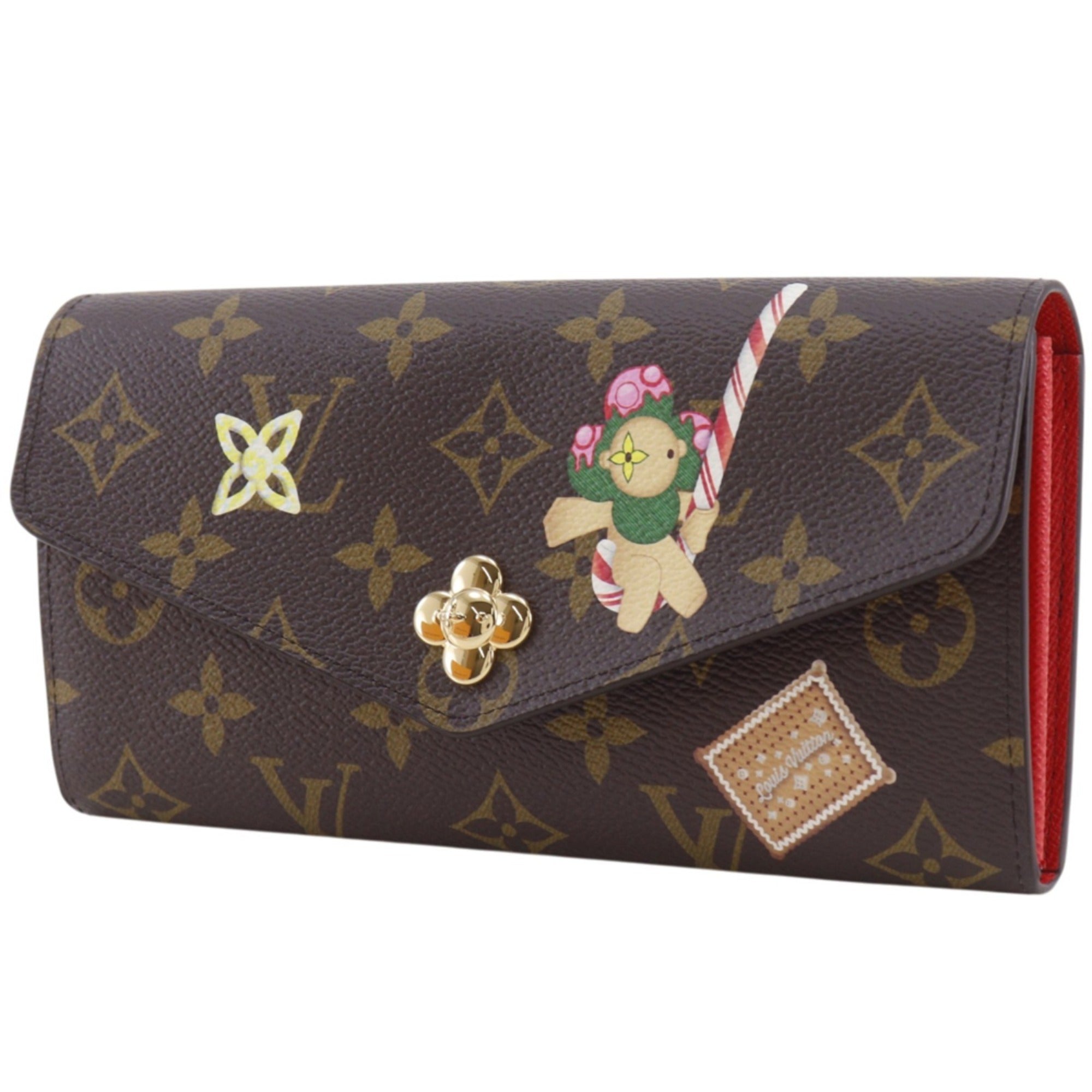 Louis Vuitton Monogram Brown Monogram Long Wallet (Bi-Fold) (Pre-Owned)