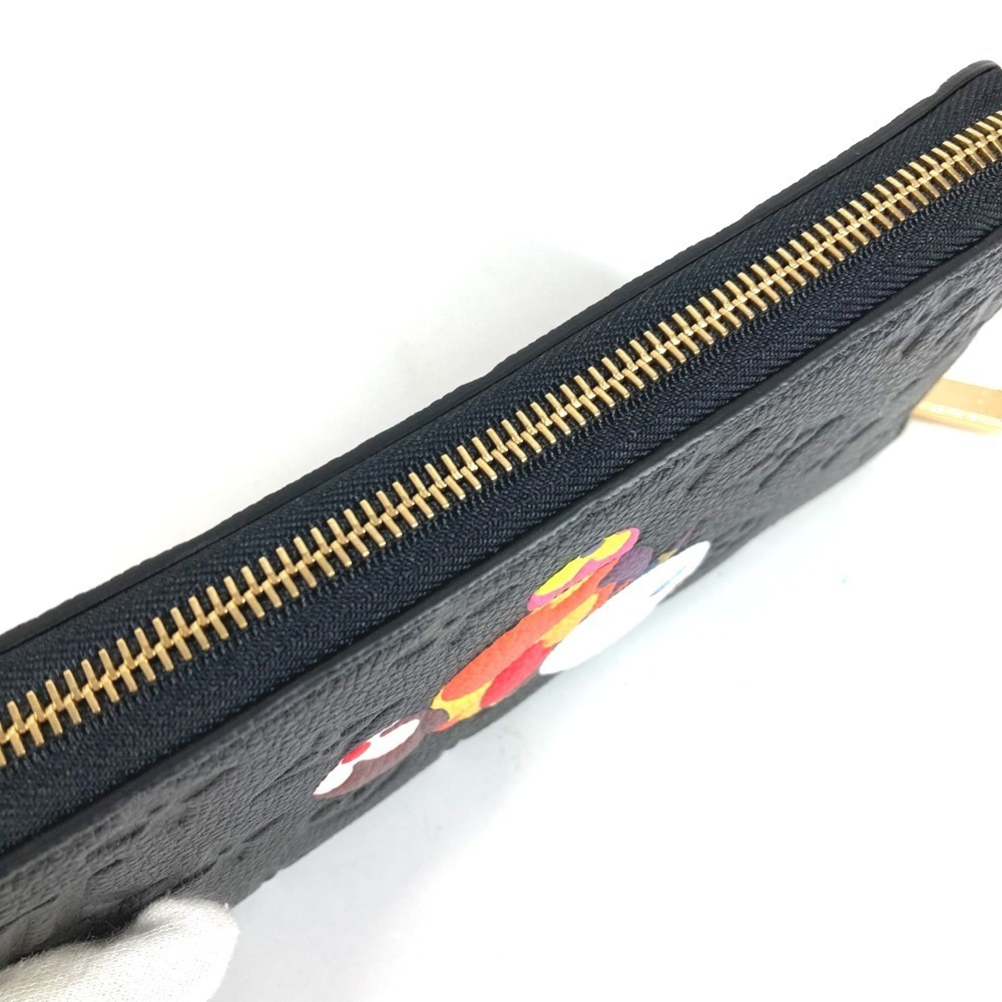 Louis Vuitton Black Noir Monogram Empreinte Long Wallet (Bi-Fold) (Pre-Owned)