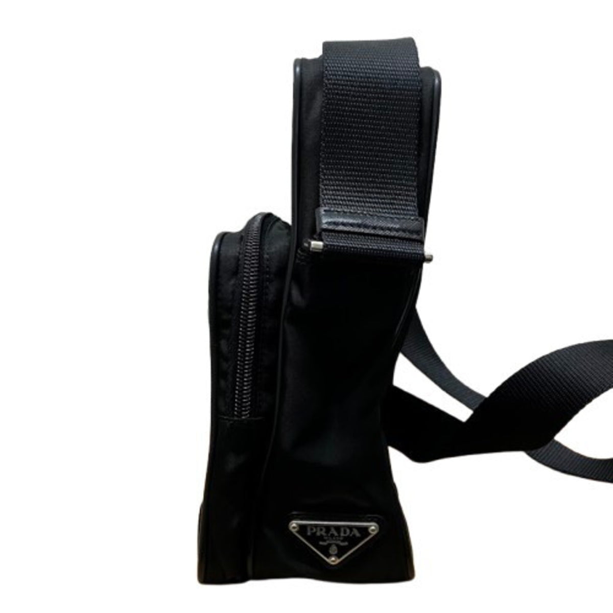 Prada Black Nylon Shoulder Bag (Pre-Owned)
