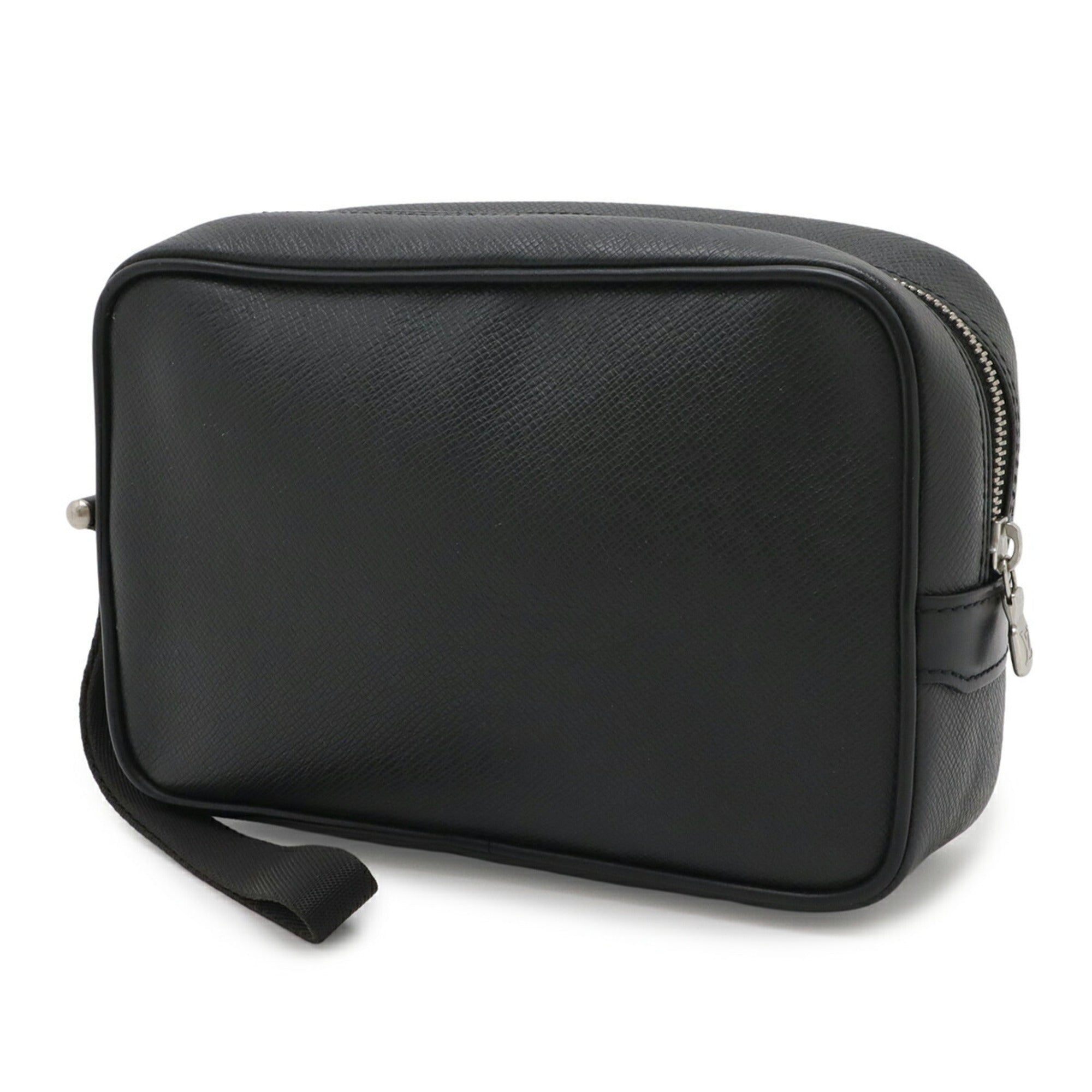 Louis Vuitton Ardoise Taiga Leather Leather Clutch Bag Handbag (Pre-Owned)
