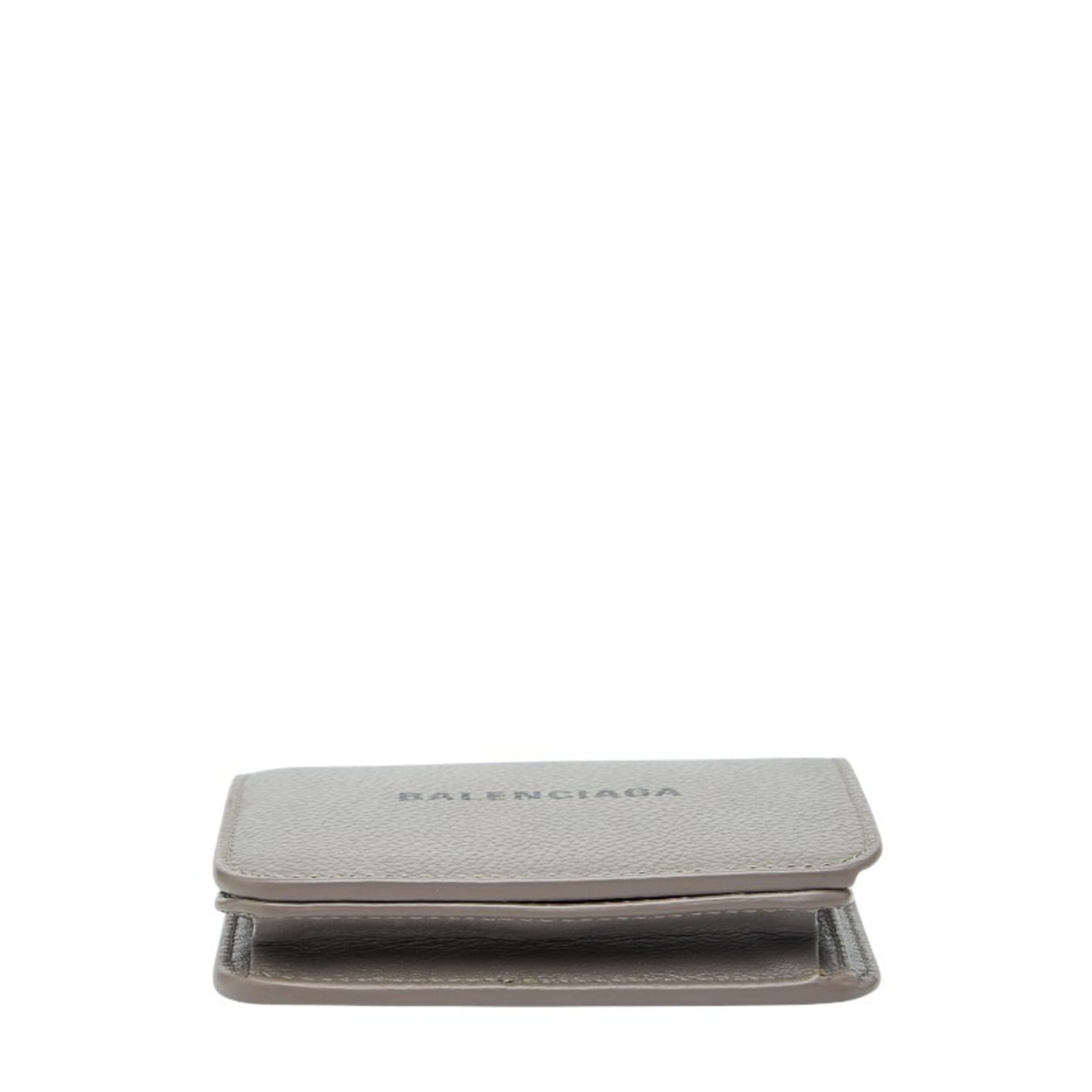 Balenciaga Gray Leather Wallet (Bi-Fold) (Pre-Owned)