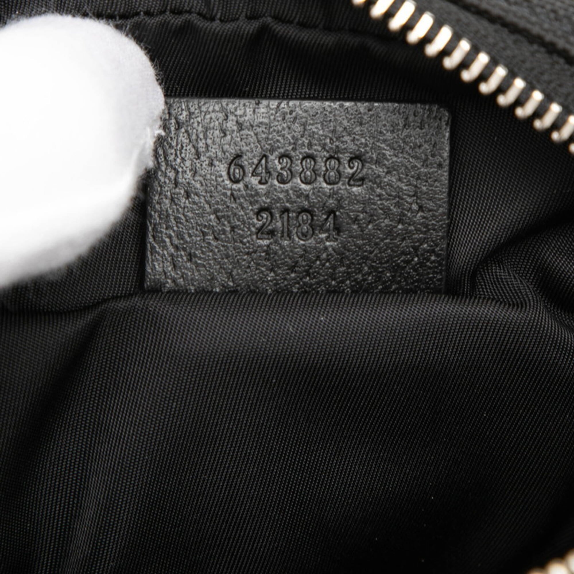 Gucci Black Nylon Leather Shoulder Bag (Pre-Owned)