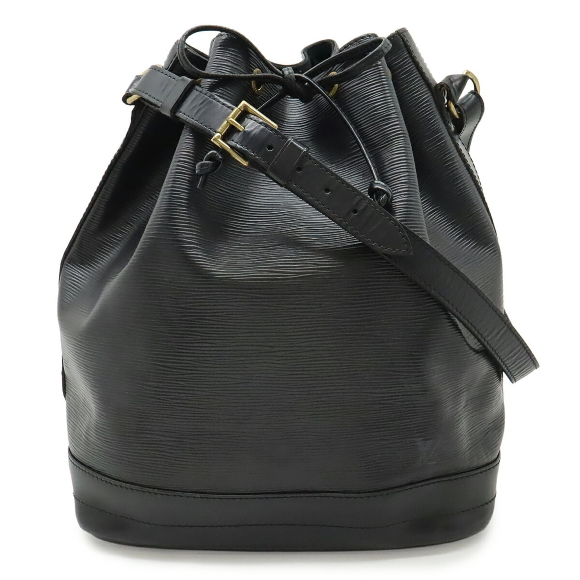 Louis Vuitton Black Noir Epi Leather Shoulder Bag (Pre-Owned)