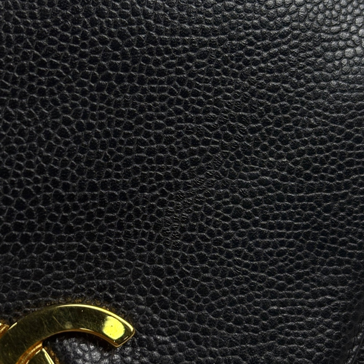 Chanel Black Grained Calfskin Backpack (Pre-Owned)