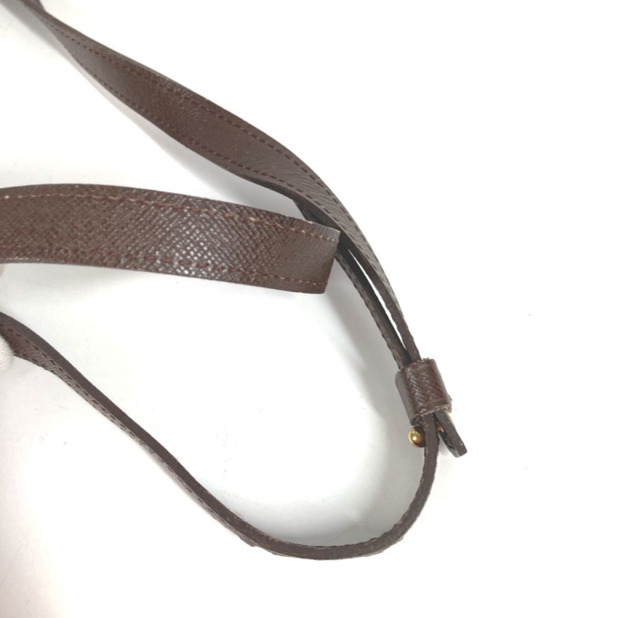 Louis Vuitton Brown Damier Canvas Pochette Shoulder Bag (Pre-Owned)