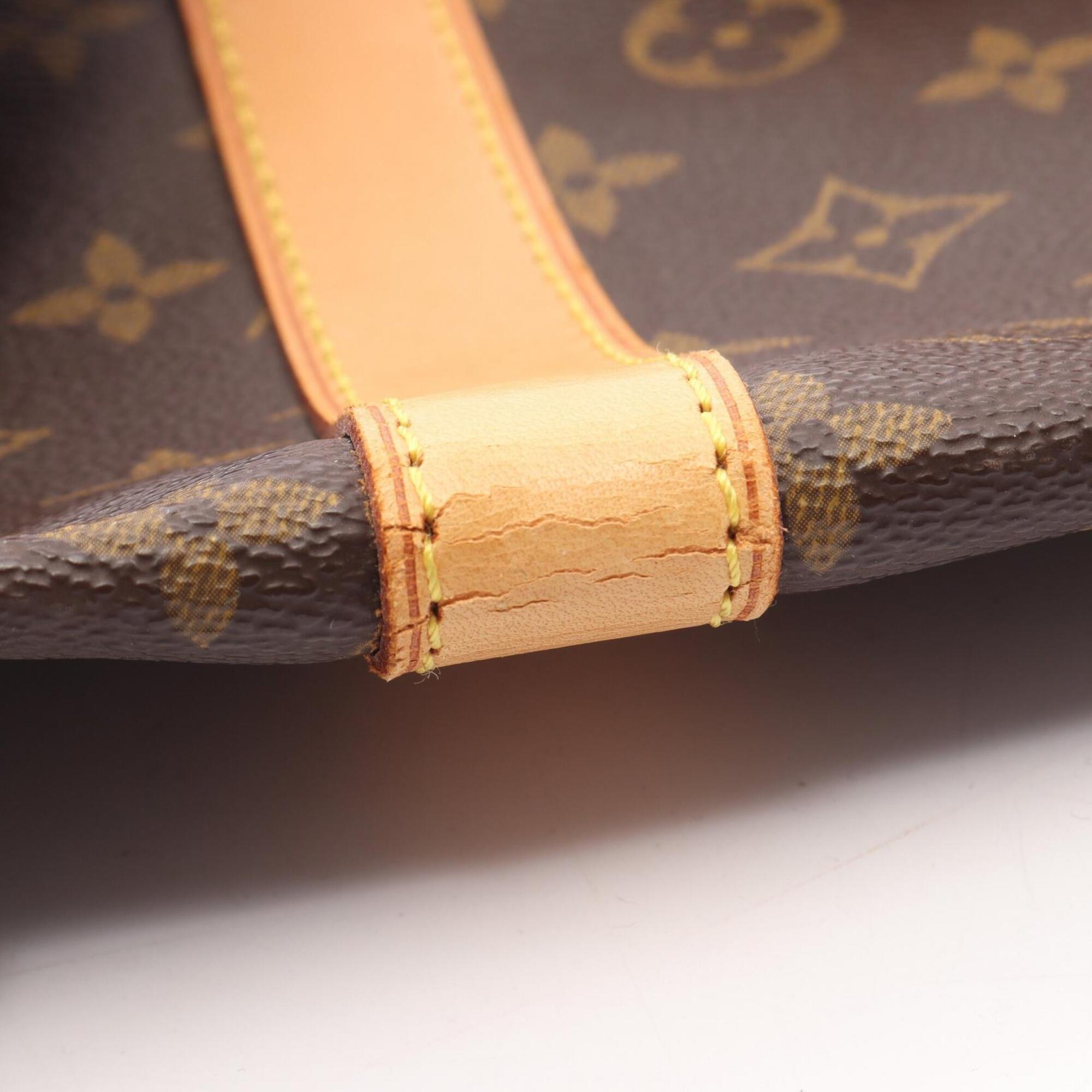 Louis Vuitton Brown Pvc Leather Boston Bag Handbag (Pre-Owned)