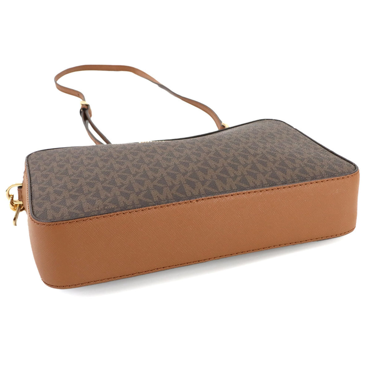 Michael Kors Brown Pvc Leather Handbag Shoulder Bag (Pre-Owned)