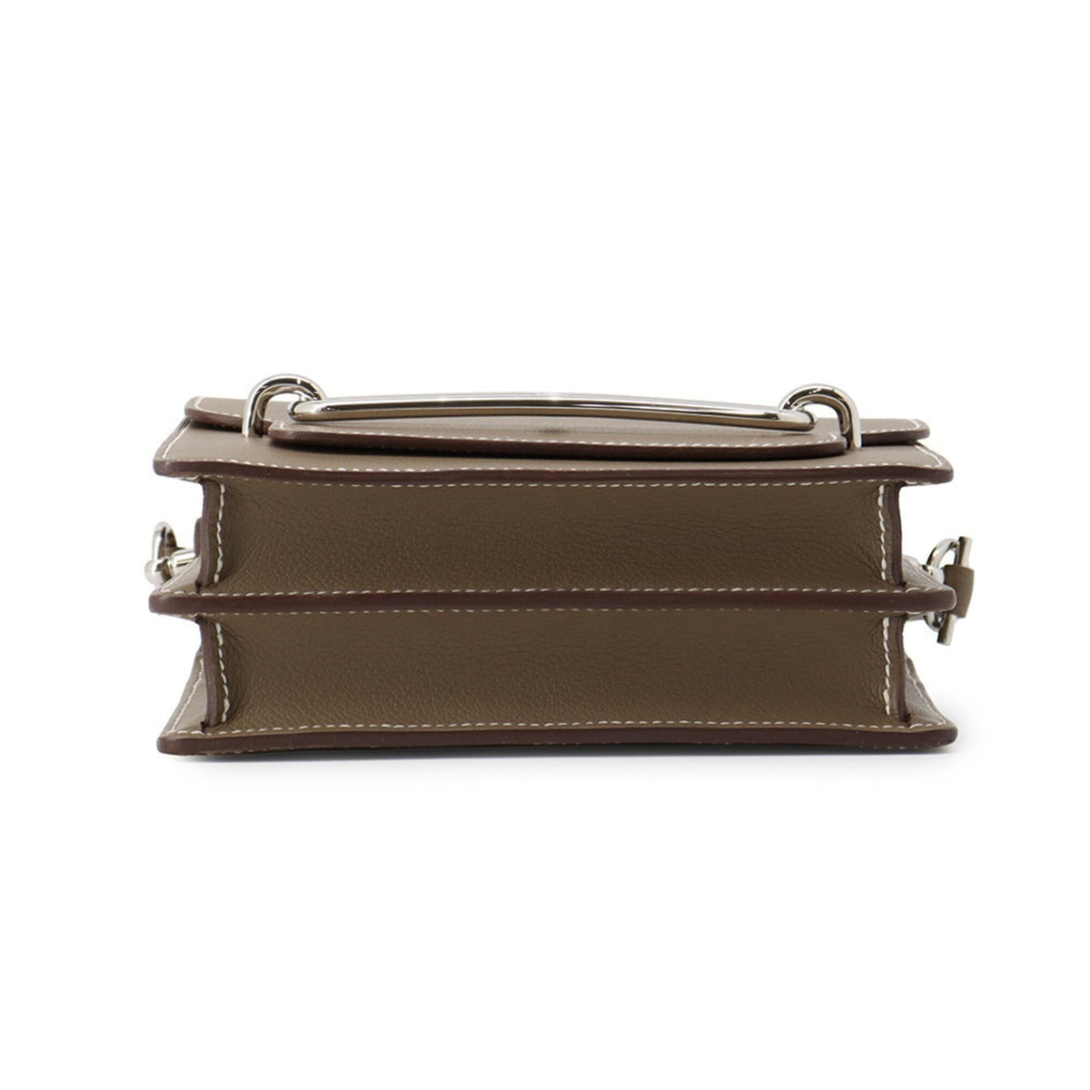 Hermes Etoupe Gray Handbag (Pre-Owned)