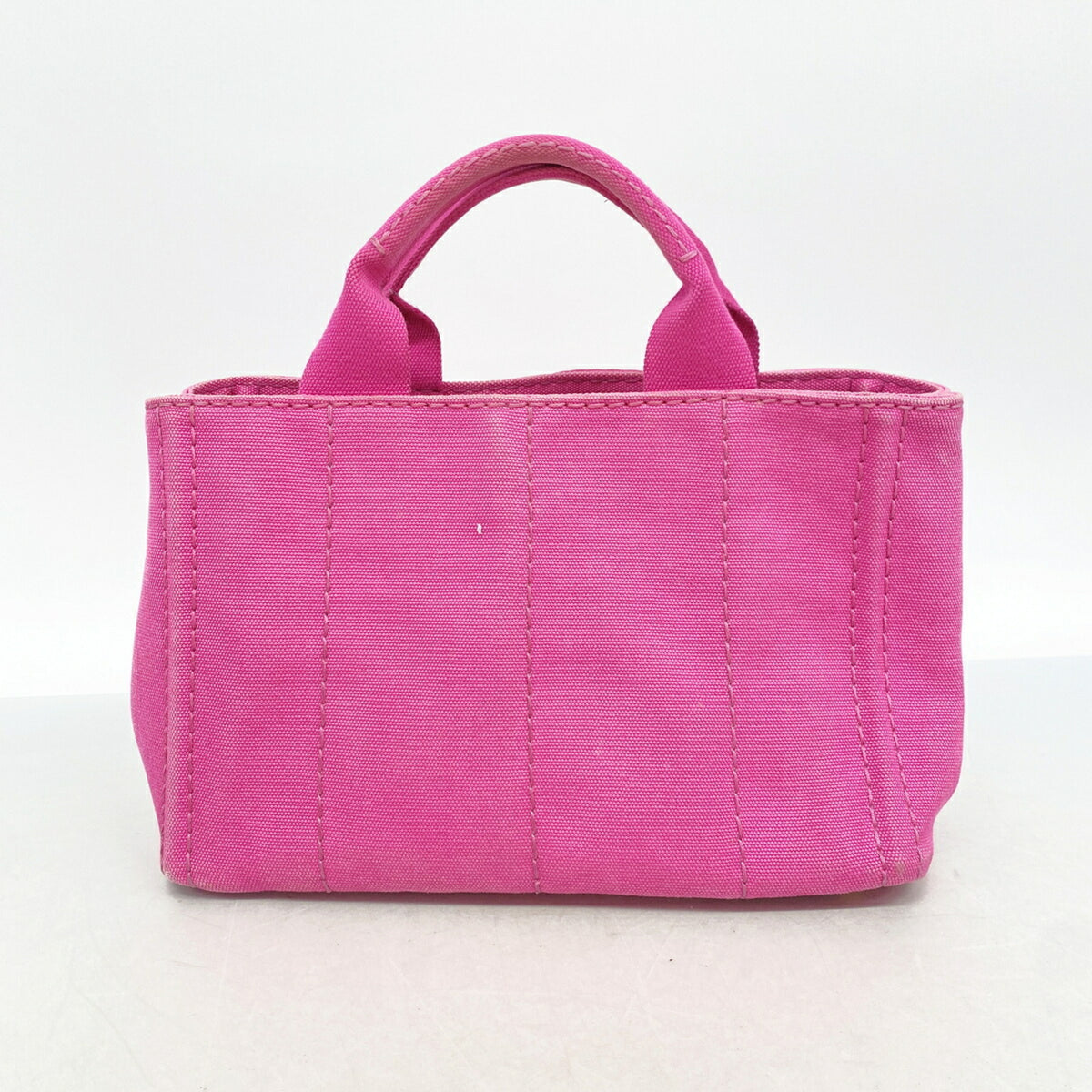 Prada Pink Canvas Tote Bag (Pre-Owned)