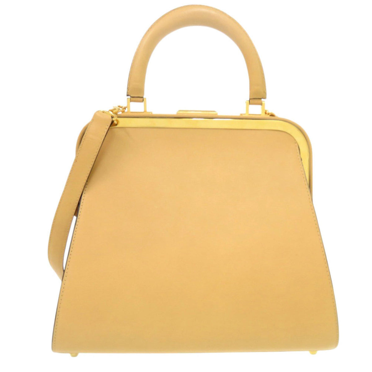 Christian Dior Beige Leather Shoulder Bag (Pre-Owned)