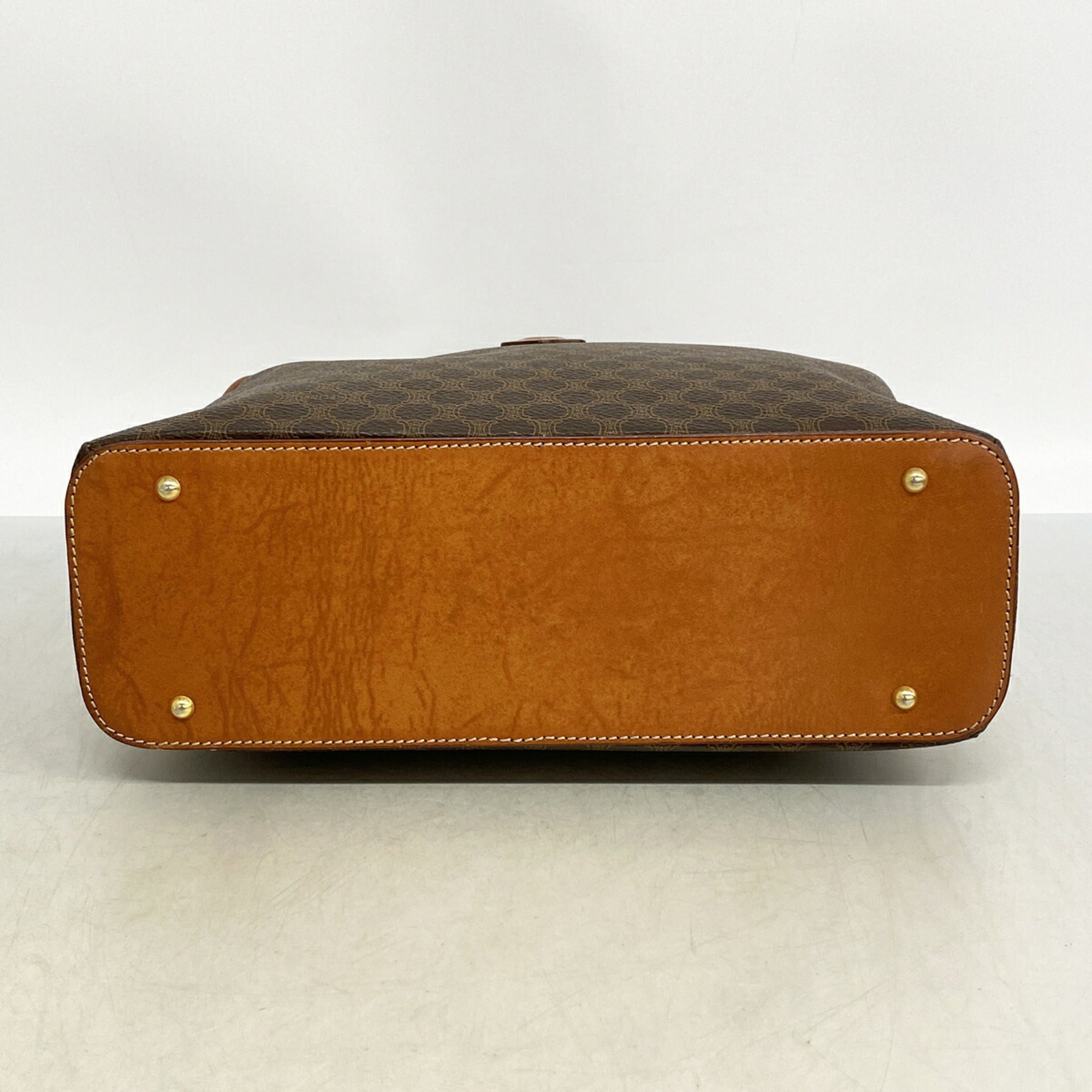 Celine Brown Pvc Handbag (Pre-Owned)