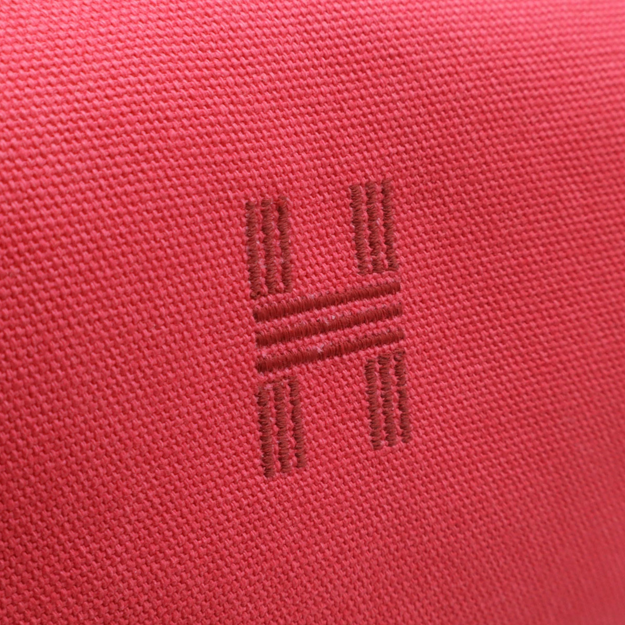 Hermes Pink Canvas Handbag Pouch (Pre-Owned)