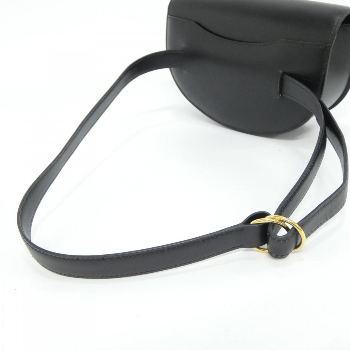 Hermes Black Box Calf Leather Fanny Pack (Pre-Owned)