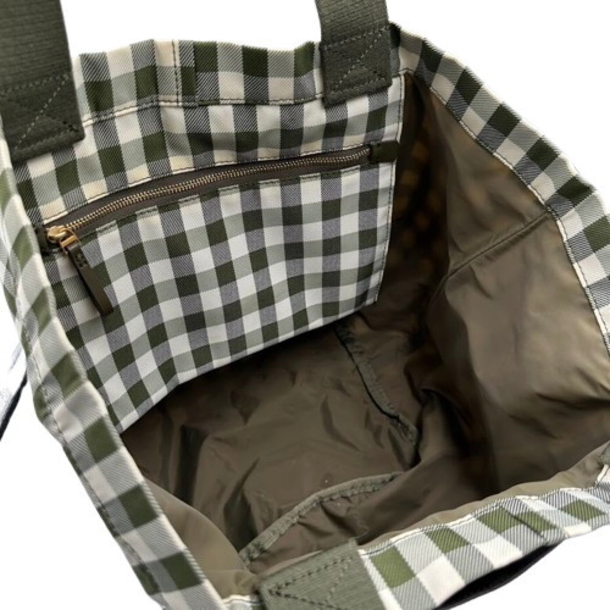 Tory Burch Green Nylon Canvas Tote Bag (Pre-Owned)