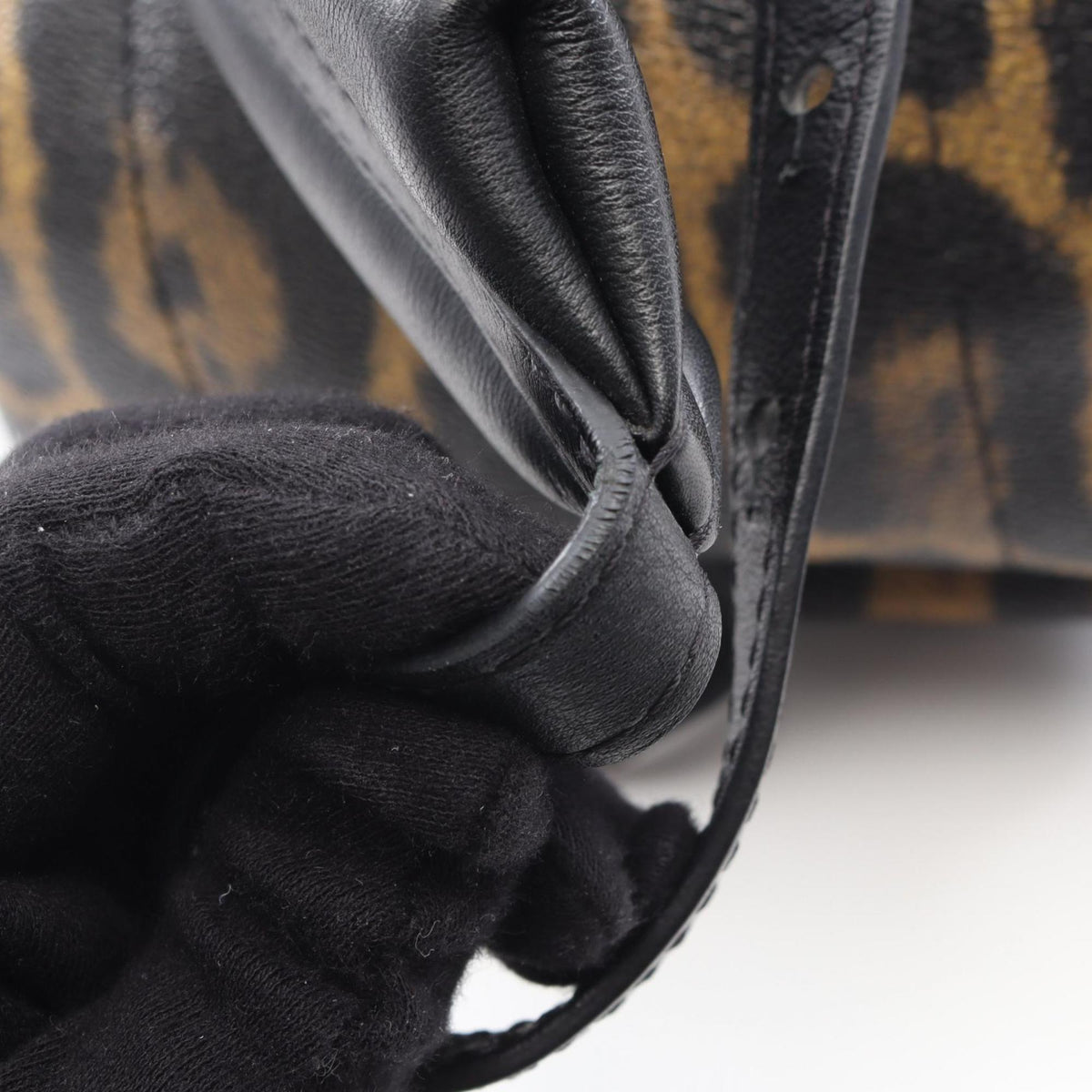 Louis Vuitton Black Brown Coated Canvas Leather Backpack Handbag (Pre-Owned)