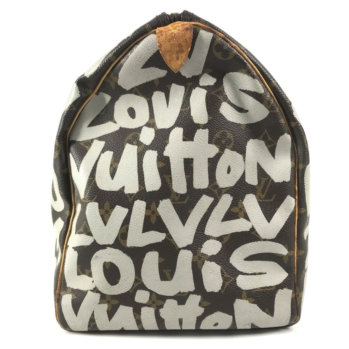 Louis Vuitton Brown Monogram White Monogram Boston Bag (Pre-Owned)