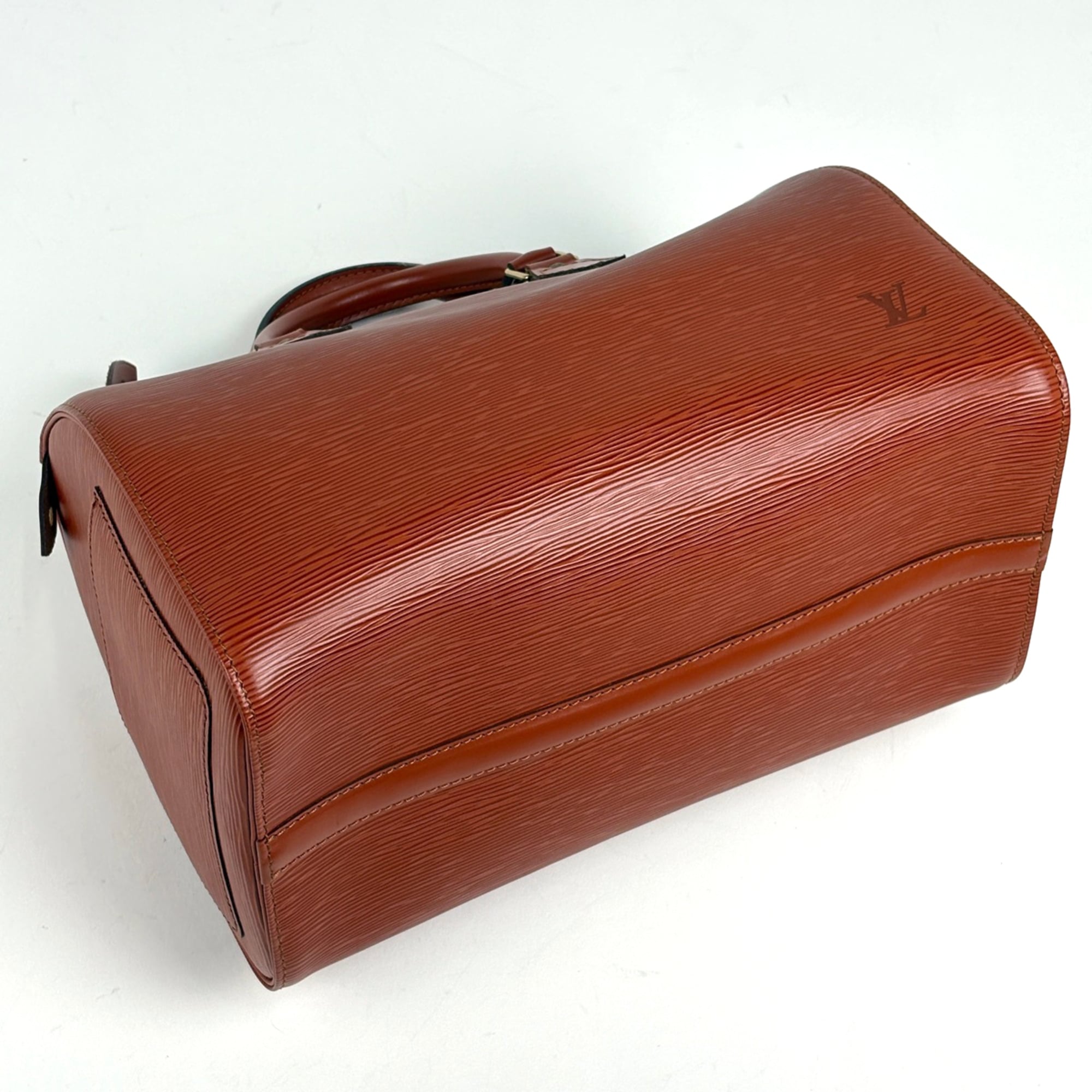 Louis Vuitton Kenyan Brown Epi Leather Boston Bag Handbag (Pre-Owned)