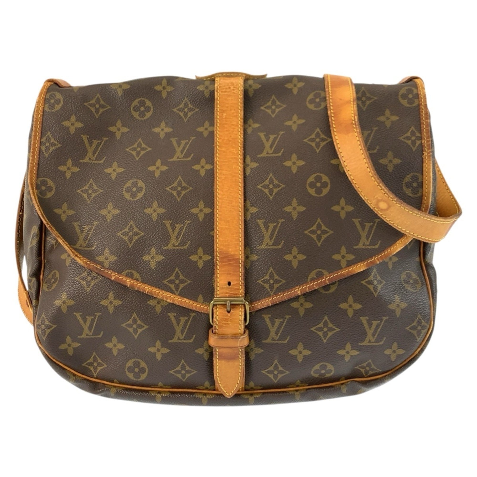 Louis Vuitton Brown Monogram Monogram Messenger Bag Shoulder Bag (Pre-Owned)