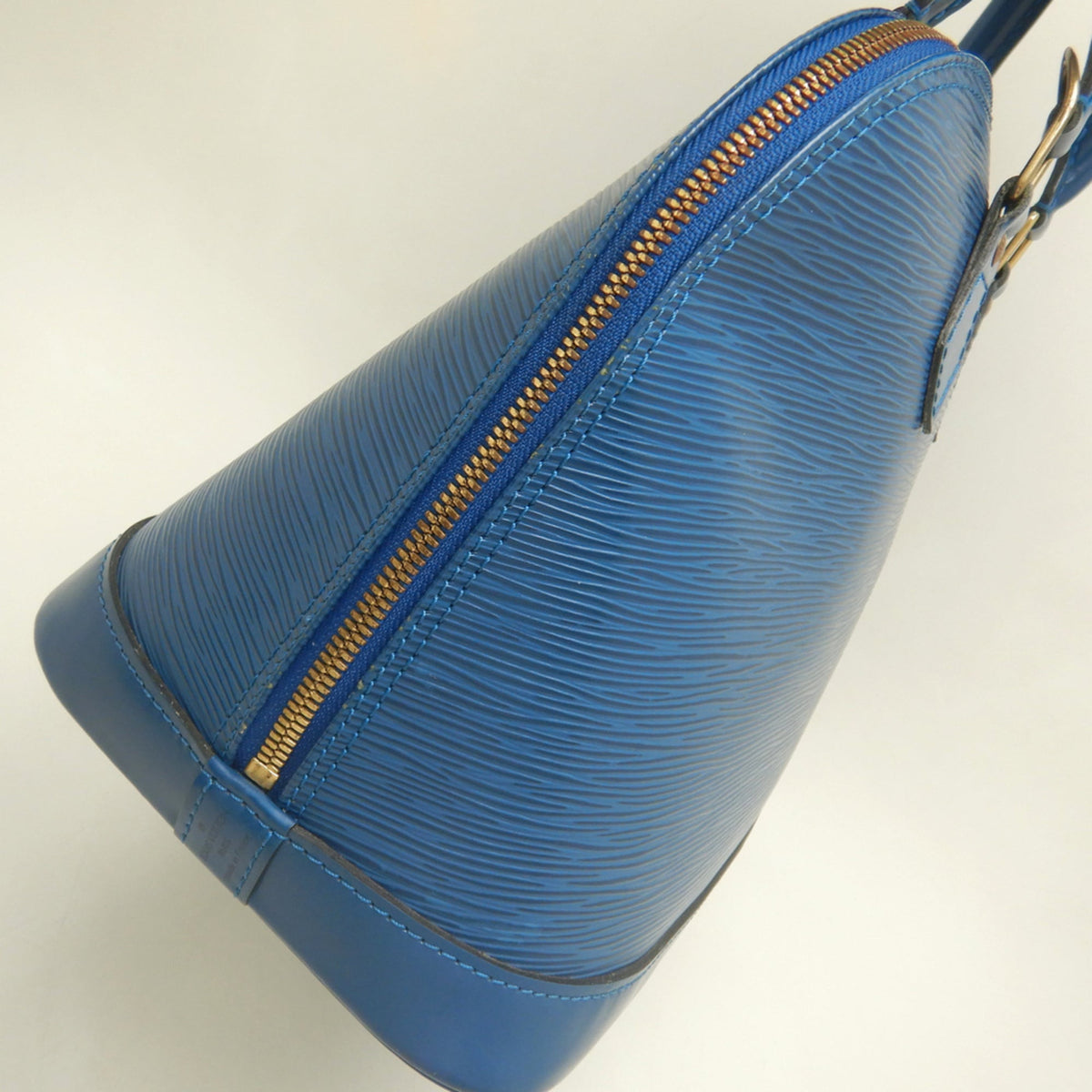 Louis Vuitton Toledo Blue Epi Leather Handbag (Pre-Owned)