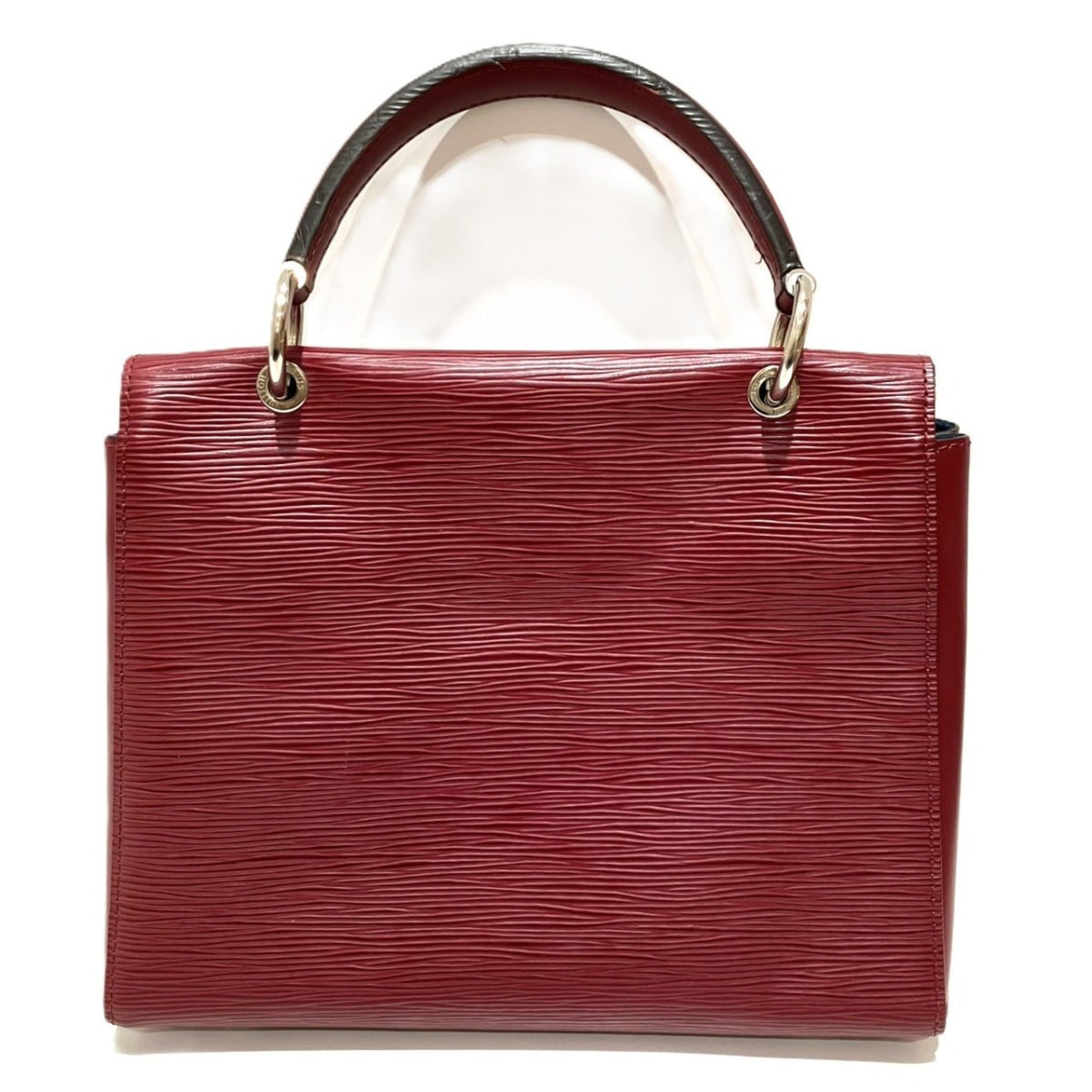 Louis Vuitton Castilian Red Leather Handbag (Pre-Owned)