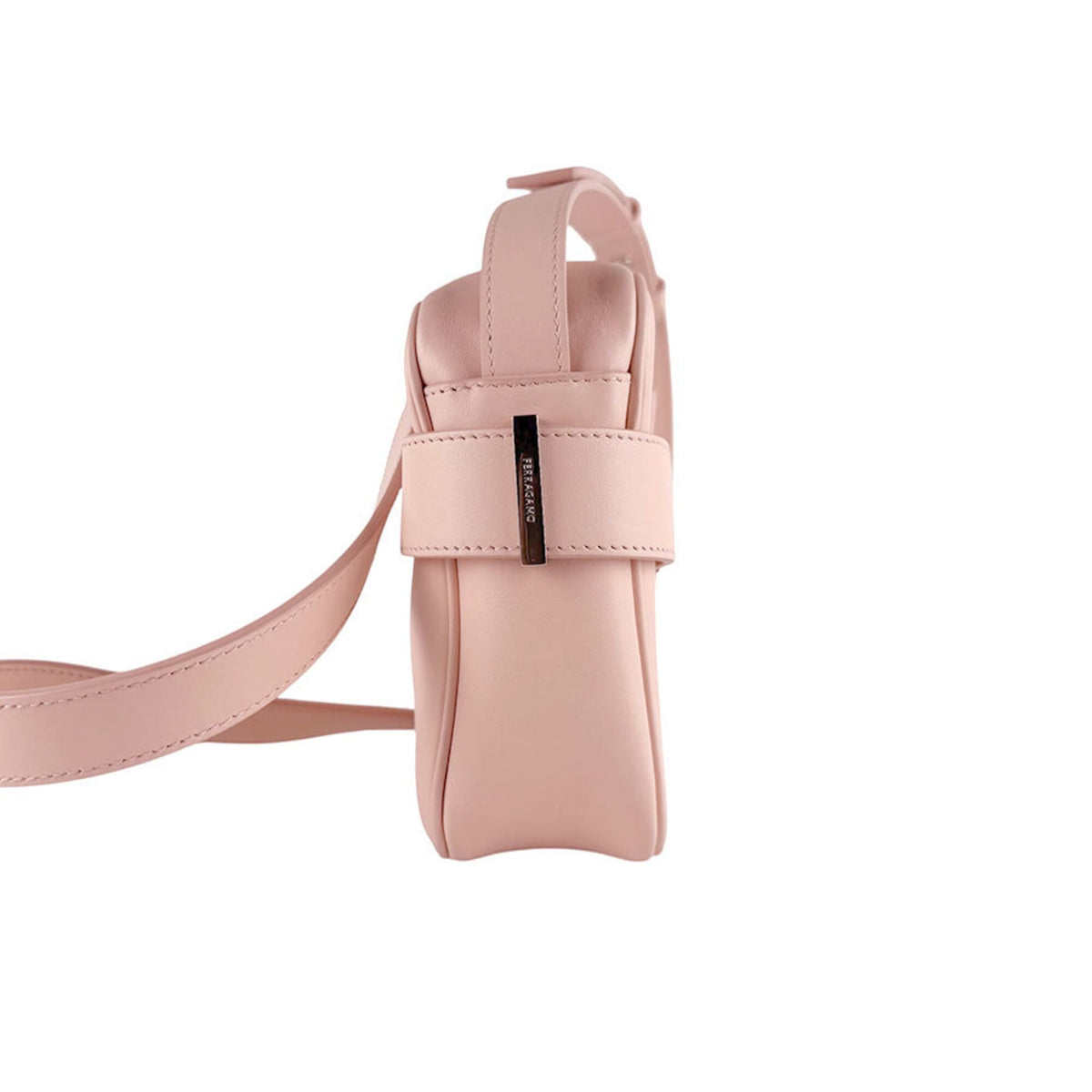 Salvatore Ferragamo Pink Leather Shoulder Bag (Pre-Owned)