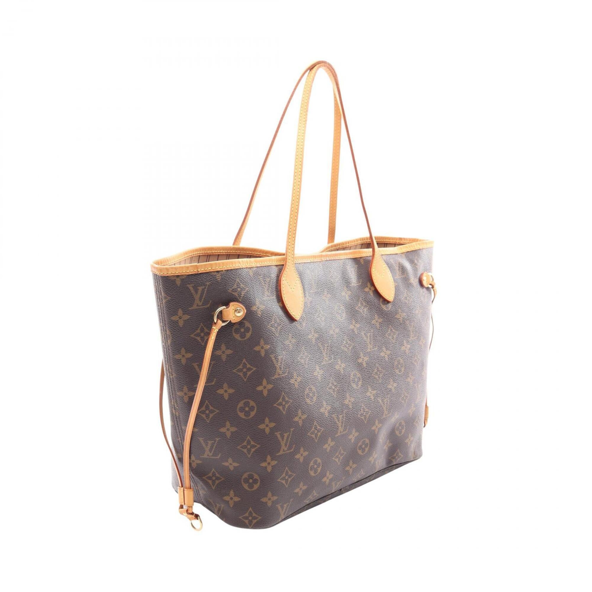Louis Vuitton Brown Pvc Leather Handbag Tote Bag (Pre-Owned)