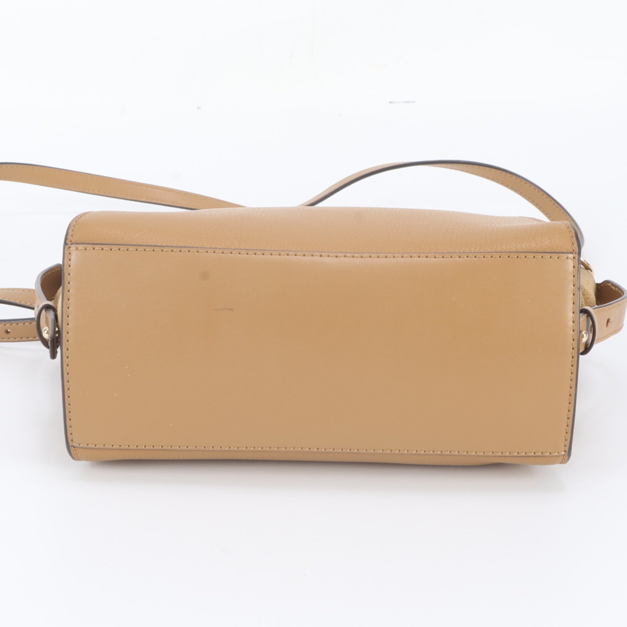 Michael Kors Brown Leather Handbag Shoulder Bag Tote Bag (Pre-Owned)