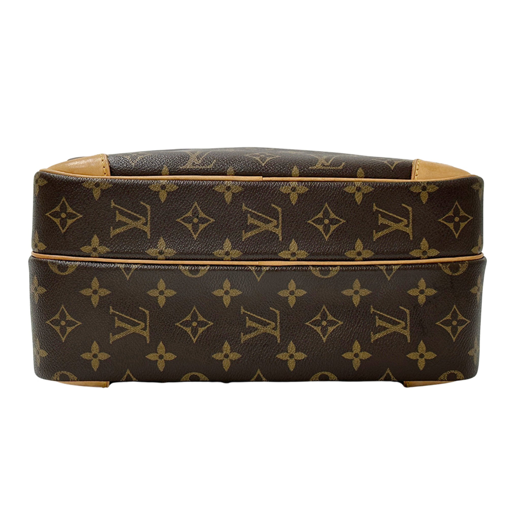 Louis Vuitton Brown Monogram Canvas Handbag Shoulder Bag (Pre-Owned)