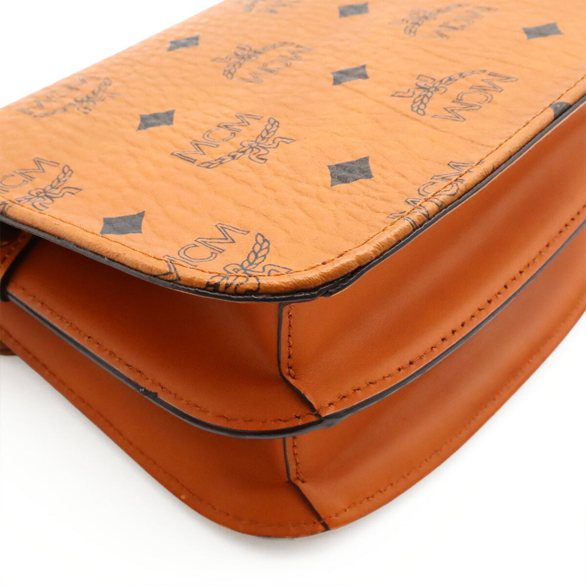 Mcm Brown Coated Canvas Pochette Shoulder Bag (Pre-Owned)